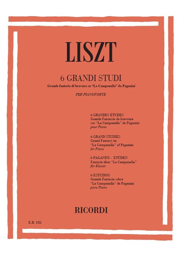 6 Grandi Studi Da Paganini E Grande Fantasia Di